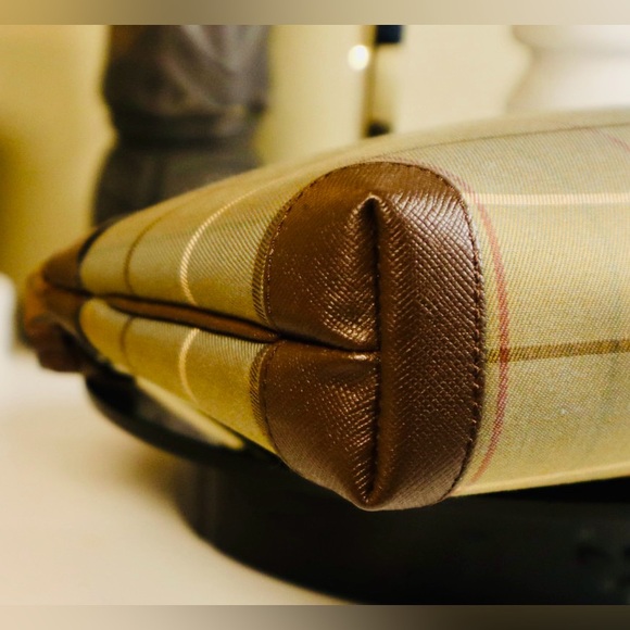 “Host Pick” VTG BURBERRY Clutch bag Brown PVC/leather unisex - Picture 6 of 10